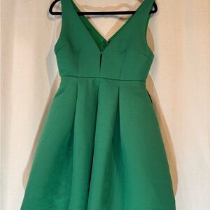Minuet Vibrant Green Mini Dress